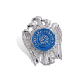 Pin de solapa de plata, insignia especial personalizada (GZHY-LP-023)